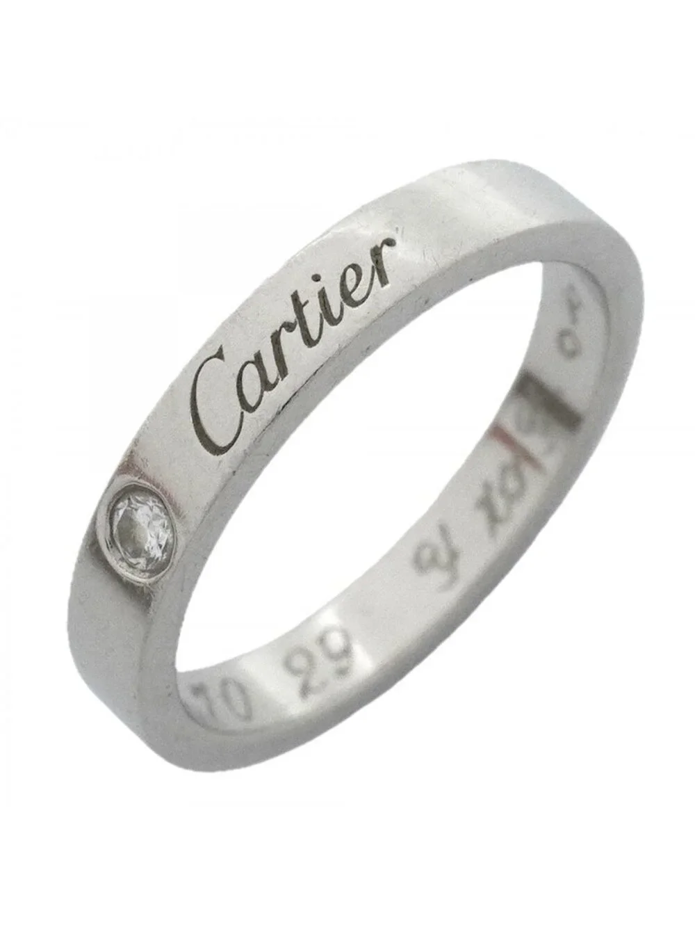 Cartier Ring C de Cartier Platinum Diamond